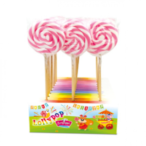 Rossini lecca Whirl bianco rosa 40g x24