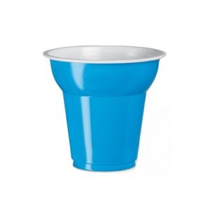 BICCHIERE BICOLOR AZZURRO CAFFE' 80cc   50pz - immagine 1