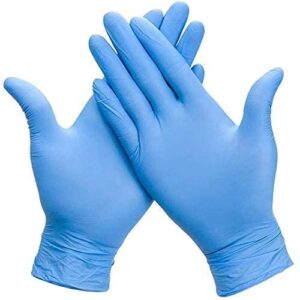 guanti in nitrile blu misura M 100pz