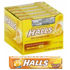 halls honey lemon s-z x20