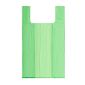 SHOPPER SFUSO VERDE SPAZZATURA PICCOLO 26X44  300pz - immagine 1